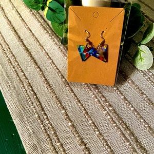Abstract Triangle Earrings